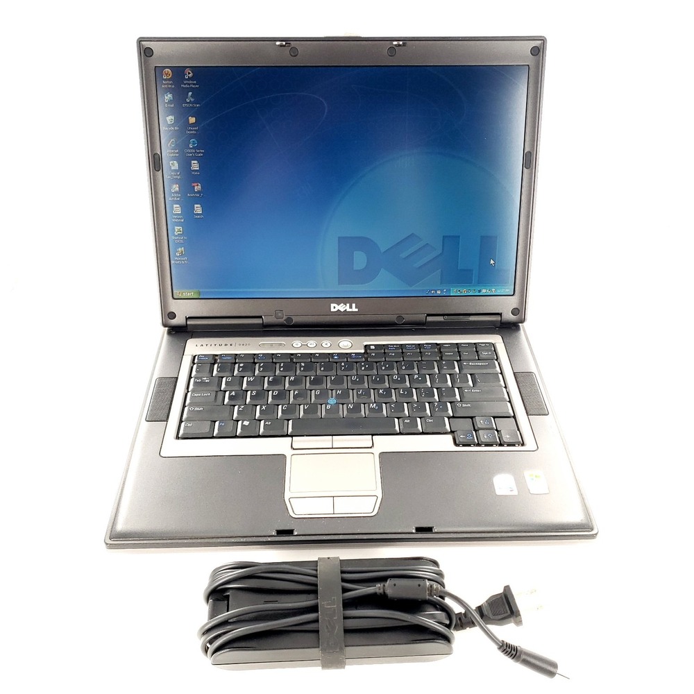 Dell Latitude D820 15.4" Core Duo T2300 1.66GHz 1GB RAM 80GB HDD XP Pro Tested